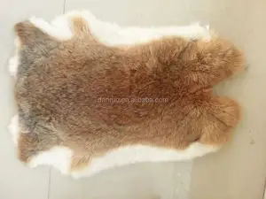Commercio all'ingrosso top quality naturale della pelliccia del coniglio della pelle