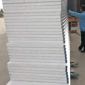 ฉนวนกันความร้อนคอมโพสิตสำหรับปีก House 75Mm Eps Sandwich Wall Panel