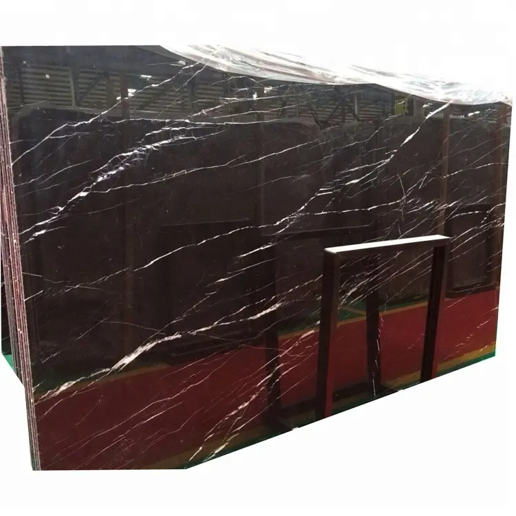 Pelapis Latar Belakang Dinding Marmer Nero Marquina Hitam