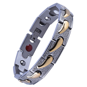 Bracelet magnétique en <span class=keywords><strong>germanium</strong></span> de santé en titane en gros, avantages - Product Image 6
