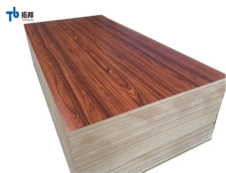 Competitive price of 18mm walnut faced mdf colors for furniture