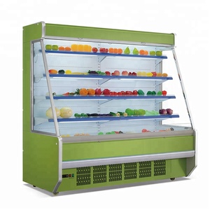 Thương mại duy nhất nhiệt độ dọc mở <span class=keywords><strong>Showcase</strong></span> mát siêu thị thiết bị làm lạnh cho Trái Cây Rau hiển thị mở - Product Image 5
