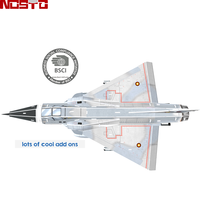 Nosto certifié BSCI, vente en gros personnalisée, puzzle en carton 3D éducatif pour l'intérieur et l'extérieur, avion à construire soi-même pour enfants et adultes