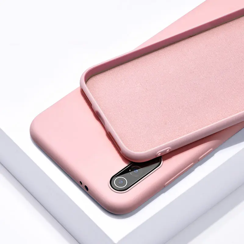 Hot Baby Skin Soft Liquid Silicone Case For Xiaomi Mi 8 9 SE For Redmi 6A Note 7 For Xiaomi Mi 8 Lite