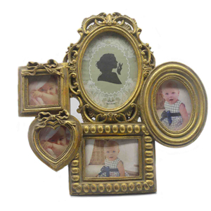 Đa Kích Thước 5 Vàng Nhựa Khung Ảnh Cho Cắt Dán Cổ Điển Ribbon Bé Tắm Quà Tặng 26.3X25.5X2 Cm bespoke Kích Thước, Màu Sắc - Product Image 1