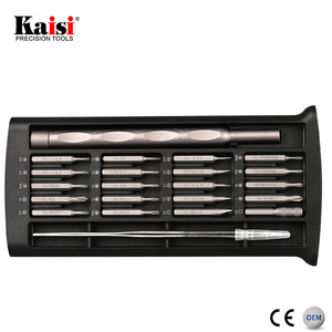 Kit de réparation d'outils pour téléphone portable Kaisi, matériau en acier S2, jeu de tournevis de précision 22 en 1 - Product Image 4