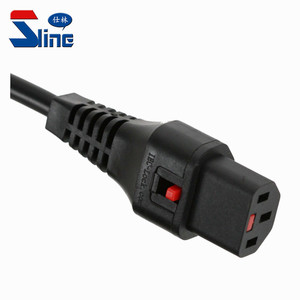 Cabo de tomada t12 suíça, plugue para fechamento automático cei 320 c13 fêmea, cabo de ligação com certificação <span class=keywords><strong>sev</strong></span> 10a 250v - Product Image 3