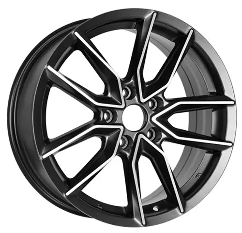 Black Style 17 inch Car Alloy Wheel Rims Aftermarket Designs New Car Rims