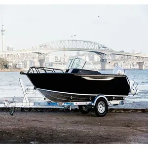 2019 חדש עיצוב 5.0M bowrider אלומיניום סירת 19ft סירת דיג