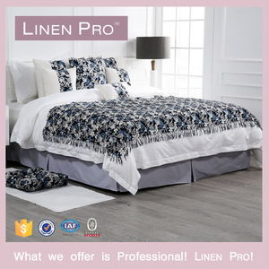 LinenPro Eliya Hôtel Satin Percale Plaine Hôtel Literie Ensemble Hôtel Lit <span class=keywords><strong>Chemin</strong></span> - Product Image 4