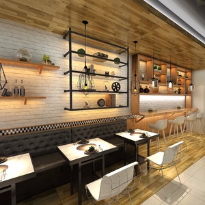 Arredamento per Bancone Bar Centro Commerciale <span class=keywords><strong>Design</strong></span> 3D Interno Caffetteria - Product Image 6