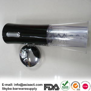 Ouvre-bouteille électrique VINIFERA TECH rechargeable avec LED, design moderne, acier inoxydable noir et argent - Product Image 3