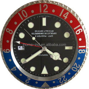 Decoración <span class=keywords><strong>de</strong></span> la <span class=keywords><strong>pared</strong></span> reales <span class=keywords><strong>suizo</strong></span> <span class=keywords><strong>reloj</strong></span> Moden metal <span class=keywords><strong>de</strong></span> lujo <span class=keywords><strong>reloj</strong></span> ( T6110G ) - Product Image 5