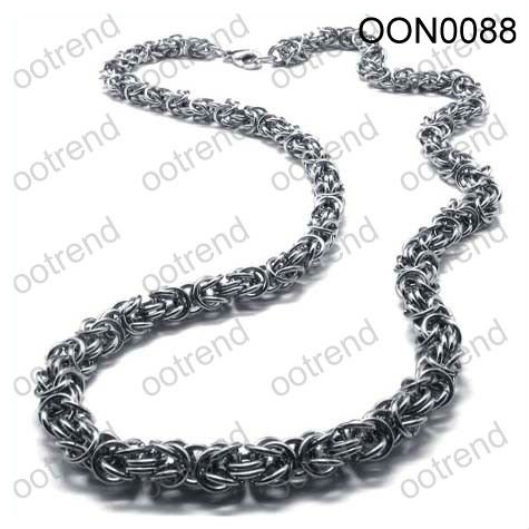 Unique Collar De Diamantes De Acero Inoxidable Chapado En Oro Rosa N5127