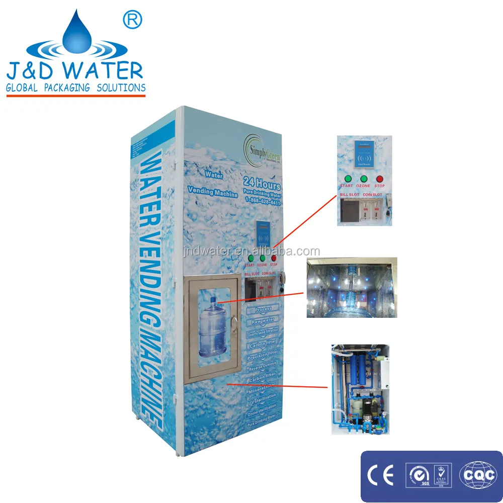 Máquina Expendedora de agua automática