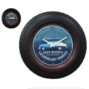 壁時計LEDネオン車用タイヤ中国製 - Product Image 1