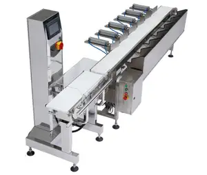 CWM-200 Automatic Weight Sorting Machines For Fish Weighing Check Automatic Feeding And Salmon Fillet Weight Sorting Machines