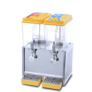 China supplier electric cold juice 2 tanks juice dispenser for sale