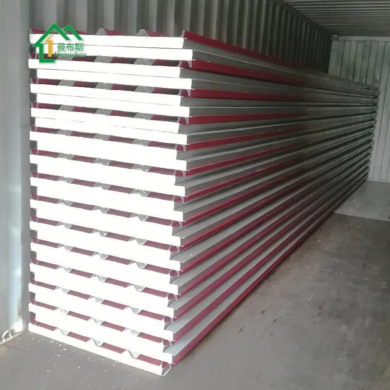 2018 factory low price insulated polyurethane pu roof sandwich panel price