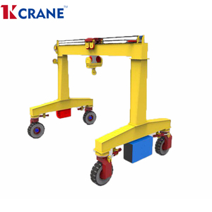 מיכל RTG מנופי gantry 50ton ~ 200 טון קורת כפולה נהג דיזל סיבוב חופשי - Product Image 5
