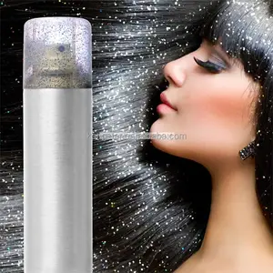 Vaporisateur à paillettes pour cheveux et corps, Spray à paillettes dorées argentées