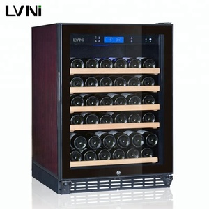 Lvni LED acero inoxidable de doble temperatura electrónico construido en <span class=keywords><strong>el</strong></span> enfriador de vino enfriador nevera <span class=keywords><strong>bodega</strong></span> máquina - Product Image 1