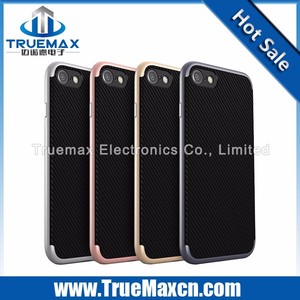 Nuevos Productos para el iphone 7 de <span class=keywords><strong>Fibra</strong></span> de Carbono de TPU Border PC Caso - Product Image 1