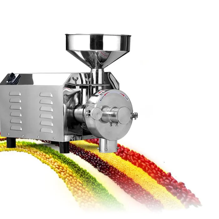 산업 CE 스테인레스 스틸 미니 칠리 그라인더 기계 전원 밀가루 밀 전기 커피 옥수수 밀링 머신