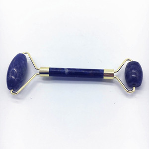 Rullo per il <span class=keywords><strong>Viso</strong></span> in Giada Blu, <span class=keywords><strong>Massaggiatore</strong></span> Facciale in <span class=keywords><strong>Pietra</strong></span> Naturale per Lifting Cutaneo, Strumento di Bellezza Anti-Età - Product Image 4