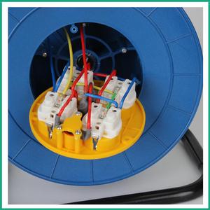 Bobine de <span class=keywords><strong>câble</strong></span> <span class=keywords><strong>électrique</strong></span> 16a, 220V, 10m, 20m ou 50m, avec 4 sorties, couvercle étanche, version française - Product Image 5