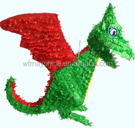 Piñata de dinosaurio para fiesta de jardín para cumpleaños de niños