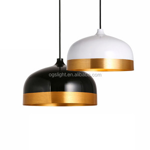 American Village Arte Simple de Hierro de Una Sola Cabeza Colgante de Luz para Proyecto Hotelero - Product Image 1