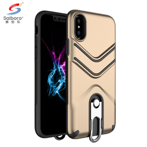 Échantillon gratuit Rouge Téléphone Cas Dur Béquille <span class=keywords><strong>Couverture</strong></span> <span class=keywords><strong>Mobile</strong></span> Pour Iphone X/8/7/6 S - Product Image 4