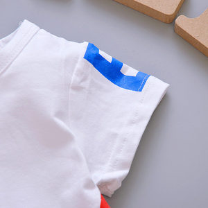 ร้อนขายผลิตภัณฑ์แขนสั้นสบาย boy เสื้อผ้าชุดราคา - Product Image 4