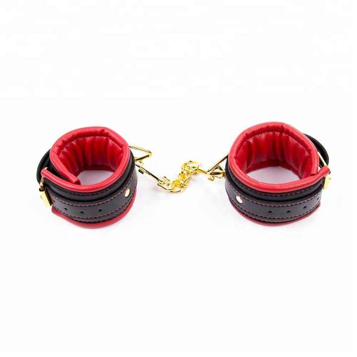High Quality Male Bondage Gear Sexy Handcuffs Restraint for Fetish Sex BDSM Products