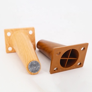 Gambe per Divano in Plastica Effetto Legno, Angolo Obliquo H140mm, Test SGS Superato, Colorate per Soggiorno, Camera da Letto, Officina, Ufficio - Product Image 6