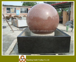 <span class=keywords><strong>Fontaine</strong></span> rotative de jardin grise, surface polie, utilisée pour la décoration - Product Image 6