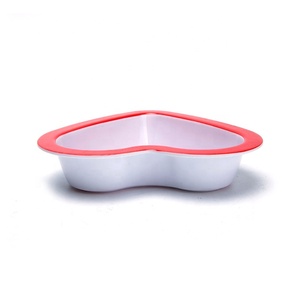 Precio competitivo irrompible de diseño personalizado de San Valentín en forma de corazón rojo Mesa ware de tazón de melamina - Product Image 2