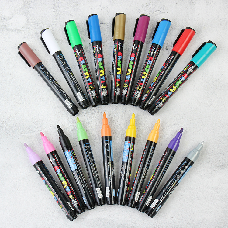 Water-based White Color Flysea-posca Paint Marker Pen