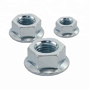 M8 Lớp 8.8 Thép Carbon Trắng Mạ Kẽm Hex Flange Nut DIN6923 - Product Image 6