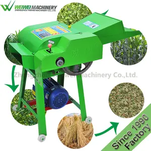 Weiwei Small New Design Machine Mini Manual Diesel Engine Used Chaff Cutter For Sale