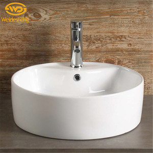 China Manufacture Bathroom <strong>Round</strong> White Sinks Ceramic Wash Washing <strong>Basin</strong> - Product Image 2