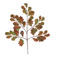 Hott Plastic Artificial Oak Tree Leaves Branch