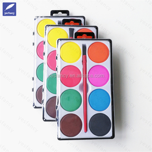 Promotionnel 8 couleurs célèbre aquarelle starter kit aquarelle gâteau - Product Image 4