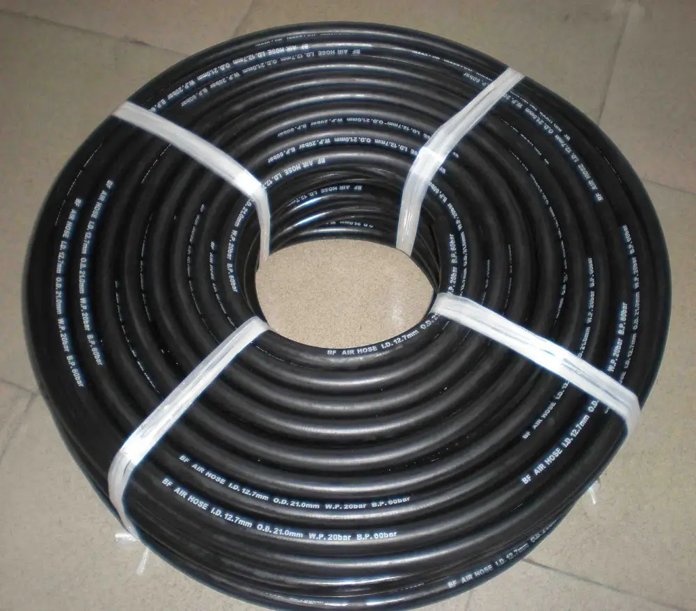 1/2 Inci Sae 100R2AT/2SN Baja Tekanan Tinggi Kawat Kepang Tahan Minyak EPDM Karet Selang Hidrolik