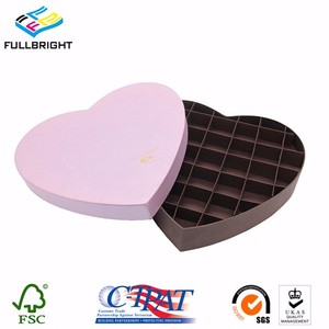 Papel de la perla Dove chocolate caja de forma de corazón - Product Image 4