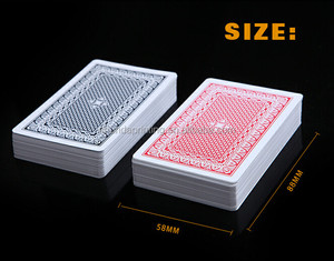Grande police en plastique cartes à jouer, 100% étanche en plastique pvc cartes à jouer - Product Image 3