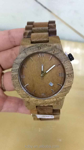 Jam tangan kayu antik pria desain Logo kustom kuarsa perahu <span class=keywords><strong>U</strong></span> asli w-shock jam tangan kayu - Product Image 3