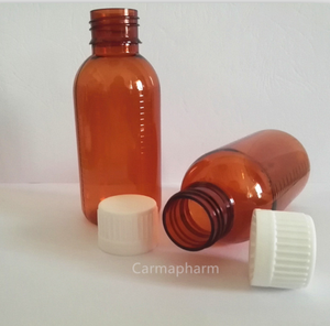 Bouteille de sirop en plastique PET de 150ml avec bouchon à vis pour emballage de sérigraphie de médicaments liquides à usage pharmaceutique - Product Image 2