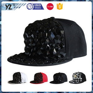 Nouvelle Arrivée Mode <span class=keywords><strong>Black</strong></span> <span class=keywords><strong>Diamond</strong></span> Chapeaux Hip- Hop <span class=keywords><strong>Snapback</strong></span> Caps Vente de Noël Custom Clinch Bolt - Product Image 2